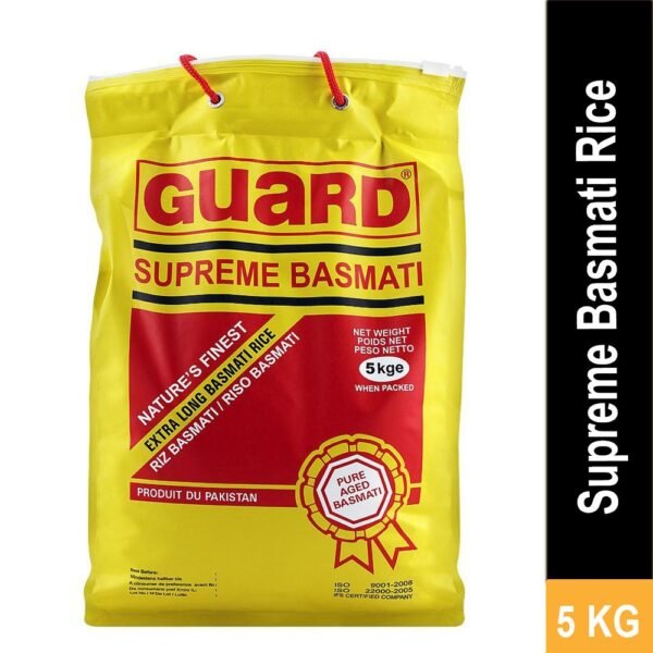 Guard Supreme Basmati Rice (Extra Long Grain) (5Kg) バスマティ米 非常に長い穀物